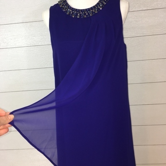 Vince Camuto Beaded Trapeze Dress - Picture 7 of 9